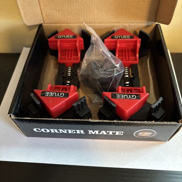 Corner Mate 90 Degree Angle Clamps 5-22mm (4 PC Set)-Frame holder -Wood- NIB - Picture 3 of 7